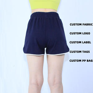 ARLAN Fabricante de Pantalones Cortos Deportivos con Logotipo Personalizado, Pantalones Cortos de Algodón con Cintura Elástica para Mujer, Transpirables y de Secado Rápido - Product Image 2