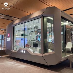 Nuovo arrivo 6m cabina di vendita al dettaglio in acciaio Budget-Design moderno per la garanzia per i nuovi imprenditori - Product Image 1