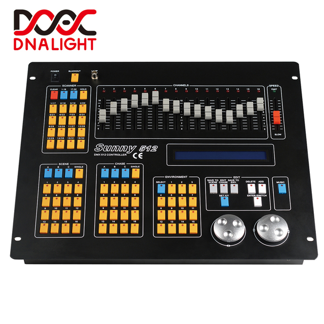 LED Fixture Stage Lighting Controller Sunny 512 DMX Controller for sale