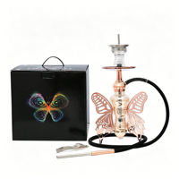 Ensemble de chicha russe en acier inoxydable de qualité supérieure - Chicha complète avec accessoires de luxe, vente en gros directe d'usine