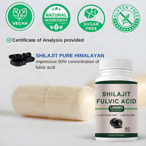 Capsule di Shilajit Puro dell'Himalaya, Integratore con 20% di Acido Fulvico, 1000mg di Estratto Autentico di Shilajit per Porzione, 60 Capsule - Product Image 3