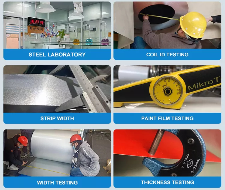 Color Coated PPGI Prepainted Galvanized Steel Coil Z275 Z350 Red Blue Green