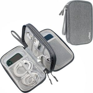 Bolsa Organizadora Electrónica de Viaje de Muestra Gratuita, 3 Compartimentos, Almacenamiento Portátil de Accesorios Electrónicos para Teléfono, Multifuncional - Product Image 1