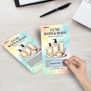 Free Design Scratch Win <b>Card</b> Printing Personalized Business Discount Scratch Off <b>Cards</b> Custom Scratch <b>Cards</b> for Promotions Gifts - Product Image 1