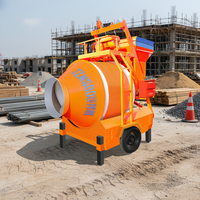 Centrale à béton électrique mobile à tambour, haute efficacité, capacité 300L, productivité 3m³/h – Meilleures ventes