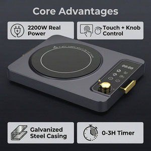 3500W Commercial Induction Cooker Infrared Heavy Duty Stainless Steel Large Capacity Fast Heating Induction <b>Stove</b> Dual Power Dis - Product Image 5