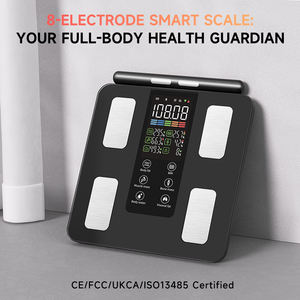 Balance de pesée intelligente avec suivi de la santé et de la forme physique, 8 électrodes, analyse de la graisse corporelle, synchronisation de l'application BLE, 50 données corporelles - Product Image 4