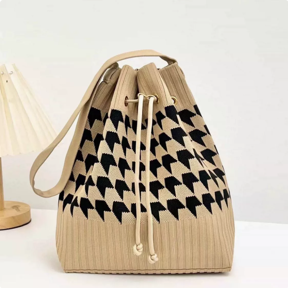 Houndstooth Khaki