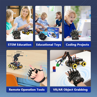 Robotlinking Exosquelette Gants Télécommande réservoir Diy SETM Kit de Robot de Programmation Éducative ESP32 pour Arduino Robot Car Kit