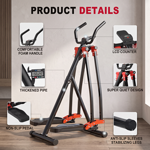 360 °   Máquina de Ejercicio Elíptica <span class=keywords><strong>Air</strong></span> Walker Glider Swing para Entrenamiento Físico en Casa - Product Image 6