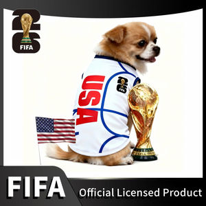 Abbigliamento per Animali Domestici Ufficiale FIFA World Cup, Maglietta di Lusso per Cani, Comodo Abbigliamento per Cani, T-Shirt per Supportare la Squadra di Calcio USA - Product Image 2