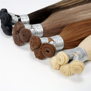 Extensions de cheveux Remy <span class=keywords><strong>série</strong></span> Luxe 8 étoiles Construction respirante ultra-mince Intégration invisible à double tirage pour la trame de génie - Product Image 2