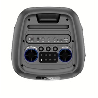 Système audio professionnel de scène Global Sound Tech Oudiobop, double caisson de basses de 10 pouces, son BT 5.0, liaison TWS, extérieur, jardin