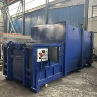 Compacteur de déchets mobile hydraulique en promotion pour le traitement des déchets domestiques et industriels
