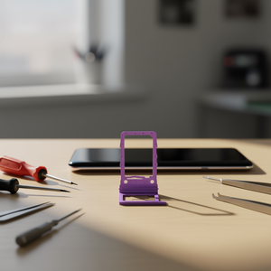 Para Samsung Galaxy Z Flip4 F721 Violeta, Pieza de Repuesto Electrónica, Bandeja SIM - Product Image 3