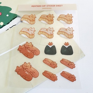 Hoja de Pegatinas <span class=keywords><strong>Vograce</strong></span> de Alta Calidad, Transparentes, Mate, Doble Blanco, Decorativas, Impermeables, con Corte de Beso - Product Image 4