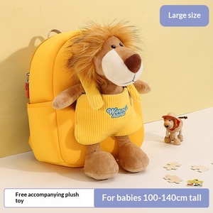 Zaino per Bambini dell'Asilo 3-6 Anni Unisex con Motivo Animale in Peluche, Traspirante e Ultra-Leggero per l'Estate e l'Esterno - Product Image 4