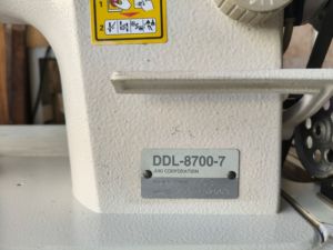 Machine à coudre industrielle à entraînement direct, point noué simple, modèle 8700, robuste, pour cuir, matériaux épais et vêtements - Product Image 4