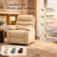 Großhandel Einzelner Leder-Relaxsessel für Wohnzimmer, Heimkino und Lounge-Möbel