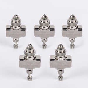 <span class=keywords><strong>Buse</strong></span> d'<span class=keywords><strong>atomisation</strong></span> pneumatique à ventilateur plat BYCO de haute qualité à siphon interne pour l'humidification - Product Image 4