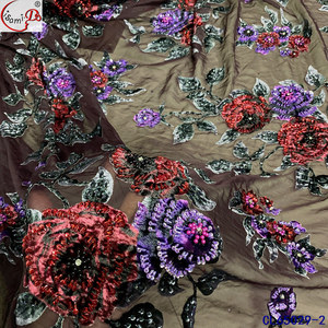أزياء ليسامي rts ، أزياء جميلة جديدة ، قماش حريري شيفون مخملي فاخر - Product Image 2