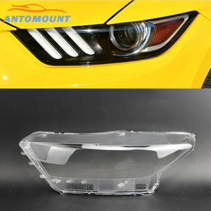 Cubierta de Lente de Faro Delantero para Automóvil, Repuesto de Plástico para <span class=keywords><strong>Ford</strong></span> <span class=keywords><strong>Mustang</strong></span> 2014 2015 <span class=keywords><strong>2016</strong></span> 2017, <span class=keywords><strong>Precio</strong></span> Económico - Product Image 1
