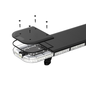 Feux de signalisation de toit de voiture à LED ambrés amovibles, étanches, classe II R65, barre lumineuse d'urgence clignotante avec contrôleur - Product Image 5