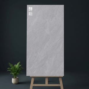 Tấm gạch porcelain bóng gương cao cấp hiện đại 750*1500mm, dùng lát nền và ốp tường
