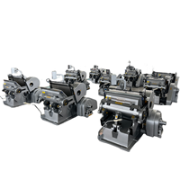 Nouvelle machine de découpe et de poinçonnage à grande vitesse manuelle pour la fabrication de petites boîtes de parfum avec une utilisation facile
