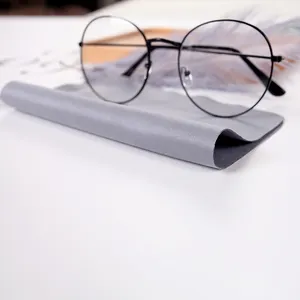 Glasses Cloth Microfiber Black Grey Optical Eye Glasses Cloth Polishing Sun Glasses Cleaning Cloth Eyeglasses Lens Cleaner Cloth
