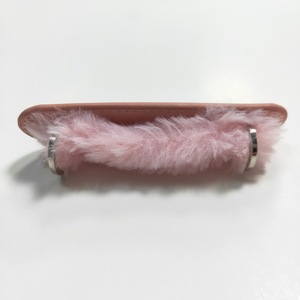 Funda de teléfono con adhesivo trasero de piel de conejo de felpa, soporte creativo para teléfono con operación con una sola mano, adhesivo para teléfono, decoración, accesorio, regalo. - Product Image 4
