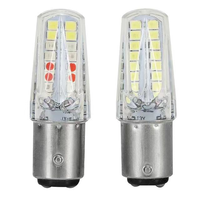 Feux de freinage RVB TCYATO pour voitures et motos 1157 32SMD, feux arrière clignotants à effet de défilement, ampoules LED T10 pour voitures
