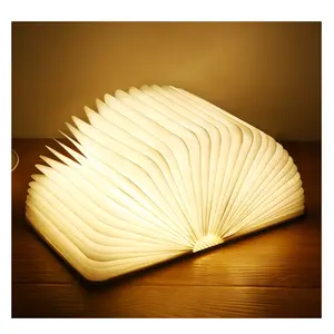 Book Light Novelty Folding Book Lamp 3 Colors Folding Night Light Portable Desk Light 4.73in 700mah