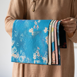 Xiangyun Yarn Tea Mat Waterproof Chinese Zen Style <b>Table</b> <b>Runner</b> Traditional Fabric Tea Ceremony Decor - Product Image 1
