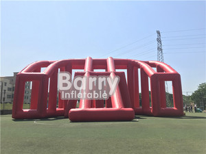 Hot bán tuyệt vời lớn vui vẻ trượt nước Inflatable 3 làn đường trượt nước Inflatable Ba làn đường trượt nước Inflatable - Product Image 3