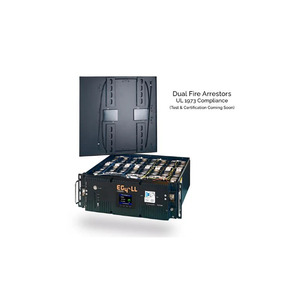 Kit de batterie au lithium empilable E G 4 LL-S 48V 30,72 kWh 30-40 kW 6 batteries pour serveur pré-assemblées avec porte fermée hybride - Product Image 5
