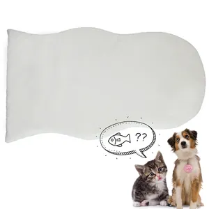 New Trending Products High Quality White Fluffy Plush Mat Customizable Soft Shaggy Carpet Faux Fur Rug For Dog Cat