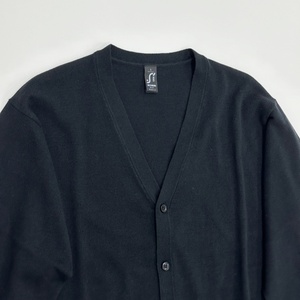 Pull cardigan décontracté en tricot de coton polyester écologique anti-rétrécissement, col rond ou en V, manches longues pour le printemps et l'hiver - Product Image 2