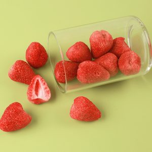 Grosir grosir kustom 100% gula alami Gratis FD beku kering stroberi makanan ringan buah sehat - Product Image 4
