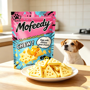 Biscuits au <span class=keywords><strong>fromage</strong></span>, jaune d'œuf et lait de chèvre, riches en calcium, friandises d'entraînement pour chats et chiens, fabrication OEM, marque privée, vente en gros - Product Image 1