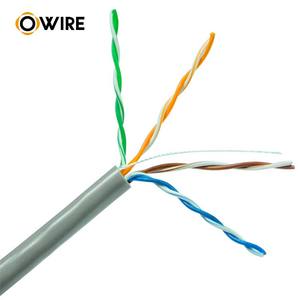 كابل شبكة <span class=keywords><strong>UTP</strong></span> من الفئة 5e بطول 305 متر، 4 أزواج، 24AWG، 0.52 ملم، نحاس نقي صلب، غلاف <span class=keywords><strong>PVC</strong></span> LSZH، معتمد من CE - Product Image 3