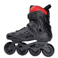 Patins à roulettes en ligne YSMLE pour adultes, patins à roulettes en ligne à 4 roues en PU pour hommes et femmes