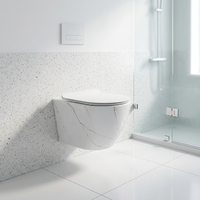 Prix de gros marbre céramique wc cuvette de toilette moderne salle de bain mur suspendu toilettes en porcelaine
