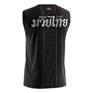 Uniforme de Boxeo y Muay Thai Sublimado Transpirable OEM ODM, Chaleco de Entrenamiento para Fitness y Lucha - Product Image 4