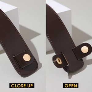Accesorios de repuesto al por mayor para bolsos tote de madre e hijo, asas de fijación para bolsos, correas de hombro de cuero PU que alivian la presión - Product Image 3