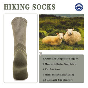 Chaussettes à coussin d'air pour <span class=keywords><strong>homme</strong></span>, randonnée, extérieur, course, randonnée, évacuation de l'humidité - Product Image 3