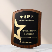 Médailles personnalisées en bois massif gravées avec impression UV, origine Zhejiang, récompenses commémoratives