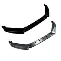 Harga Pabrik Lip Splitter Bumper Depan Plastik ABS Motif Serat Karbon untuk VW Scirocco MK3 R-line GTS 2008-2014
