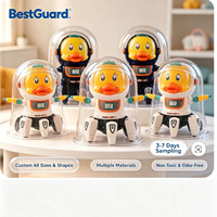 Emballage sous blister personnalisé pour jouets, emballage sous blister transparent en PET pour canard de bain en caoutchouc