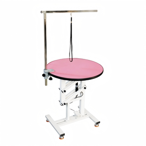 Table de toilettage vétérinaire à levage pneumatique rotative à 360° pour chiens, chats, chevaux, petits animaux, salon de toilettage - Product Image 1